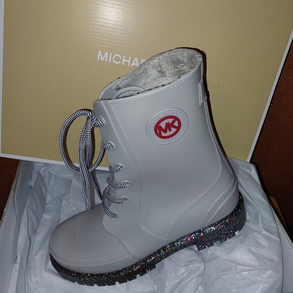 COPY - NWB/Michael Kors Womens Montaigne Rainboots Size 8 - Picture 1 of 10